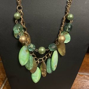 Green & Gold Necklace